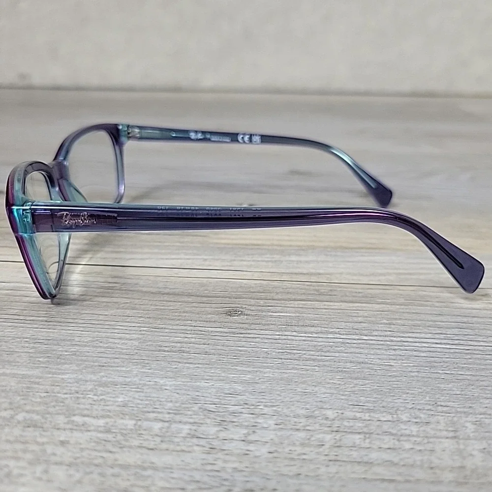 Ray-Ban RB 1591 3945 Kids Eyeglasses Frames Only Top Light Blue Violet 48-16 130